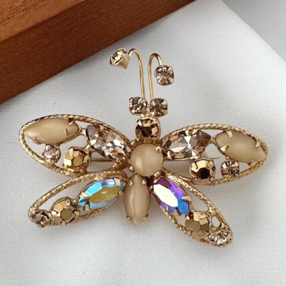 Vintage Regency Butterfly Brooch